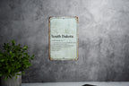 South Dakota State Definition - Metal Sign -  State Decor - South Dakota State Pride — photo 4