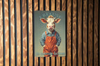 I Refuse to Tolerate Lactose Metal Sign - Cute Cow Decor, Funny Kitchen Art, Quirky Home Accessory, Lactose Intolerant Gift — photo 2
