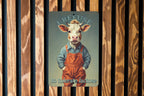 I Refuse to Tolerate Lactose Metal Sign - Cute Cow Decor, Funny Kitchen Art, Quirky Home Accessory, Lactose Intolerant Gift — photo 5