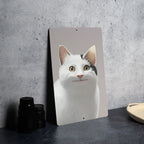 Polite Cat Meme Metal Sign - Courteous Cat Decor, Gentleman Cat Wall Art, Meme Humor, Respectful Feline Sign, Funny Home Decor — photo 3