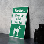 Dog Waste Sign - Eco Metal, Responsible Pet, Outdoor Etiquette — photo 6