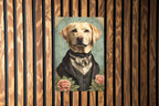 Victorian Portrait of a Labrador Retriever Metal Sign, Vintage Dog Art, Home Decor, Pet Lover Gift, Wall Hanging, Animal Portrait — photo 2
