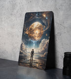 Astronaut Themed Planet Wall Art Metal Sign - Space Exploration, Cosmic Art, Sci-Fi Decor, Galaxy Design, Outer Space — photo 7