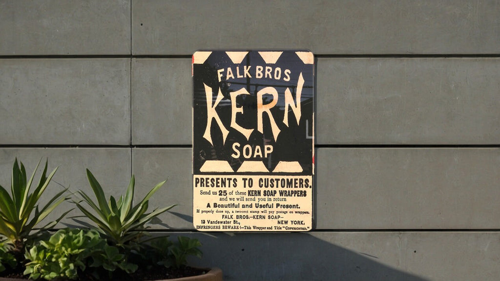 Falk Bros Kern Soap Metal Poster - Vintage Laundry Sign, Classic Soap Ad — photo 3