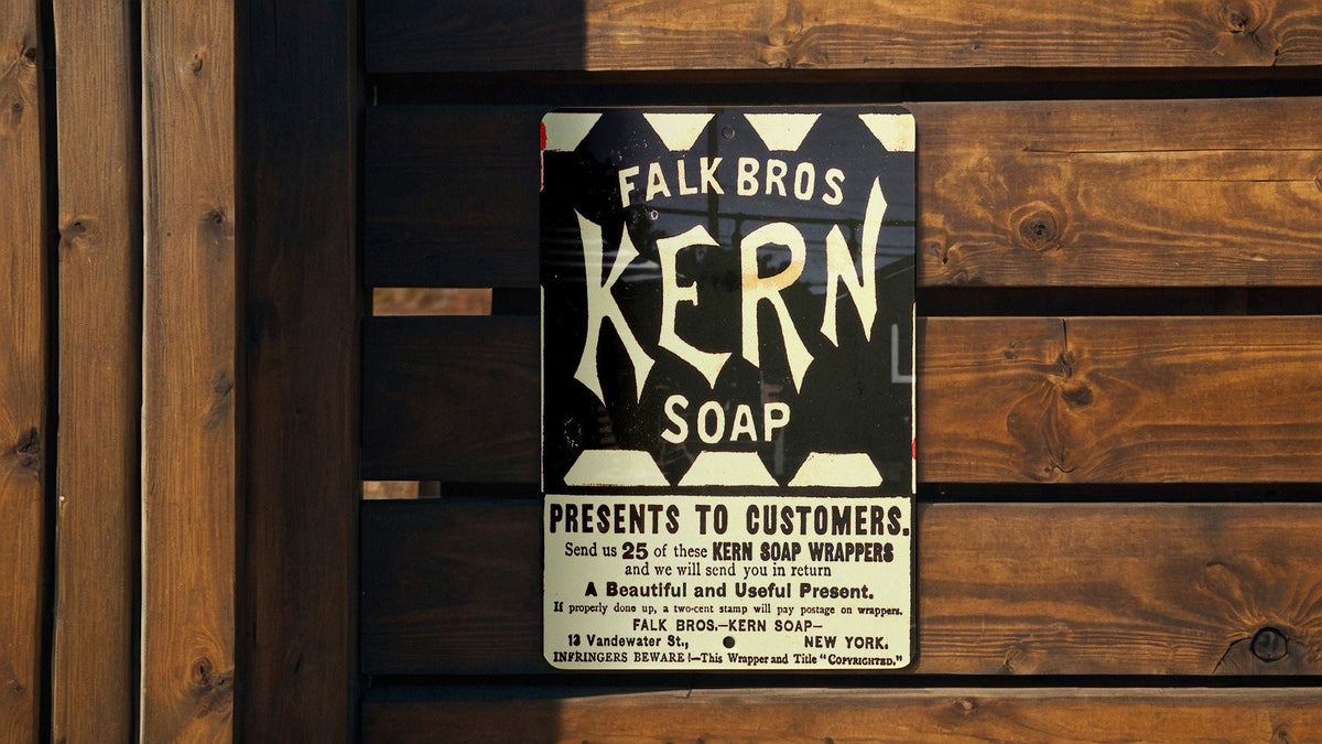 Falk Bros Kern Soap Metal Poster - Vintage Laundry Sign, Classic Soap Ad — photo 7