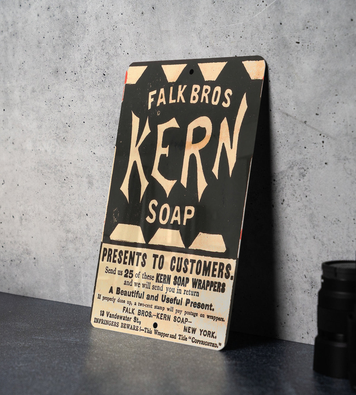 Falk Bros Kern Soap Metal Poster - Vintage Laundry Sign, Classic Soap Ad — photo 8