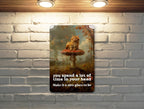 Nice Place in Your Head Metal Poster - Mental Wellness, Thoughtful Living, Mindful Quote, Inner Peace, Positive Mindset — photo 8