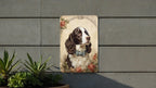 Victorian English Springer Metal Sign - Regal Spaniel, Aristocratic Charm, Period Dog Portrait, Noble Canine, Heritage Decor — photo 3