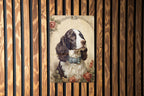 Victorian English Springer Metal Sign - Regal Spaniel, Aristocratic Charm, Period Dog Portrait, Noble Canine, Heritage Decor — photo 6