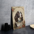 Victorian English Springer Metal Sign - Regal Spaniel, Aristocratic Charm, Period Dog Portrait, Noble Canine, Heritage Decor — photo 8