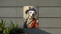 Victorian Fancy Dalmatian Metal Sign - Regal Spots, Noble Breed, Aristocratic Pose, Period Elegance, Spotted Companion Decor — photo 1