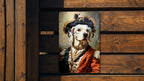 Victorian Fancy Dalmatian Metal Sign - Regal Spots, Noble Breed, Aristocratic Pose, Period Elegance, Spotted Companion Decor — photo 3