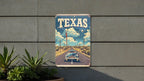 Retro Cartoon Visit Texas Metal Sign: Perfect Vintage DecorRetro Cartoon, Texas Metal Sign, Vintage Decor, Cartoon Visit, Texas Travel — photo 3