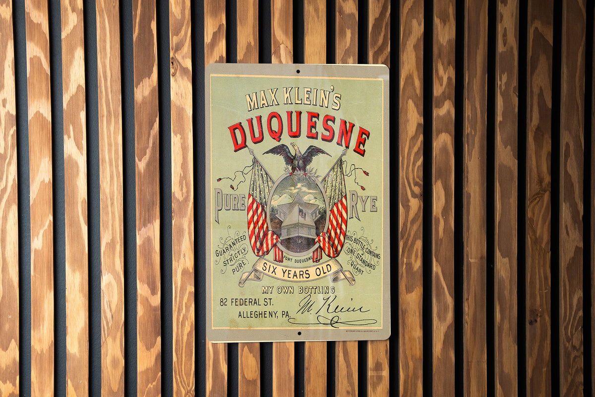 Max Kleins Duquesne Rye Metal Poster - Vintage Whiskey Ad, Classic Bar Decor — photo 4