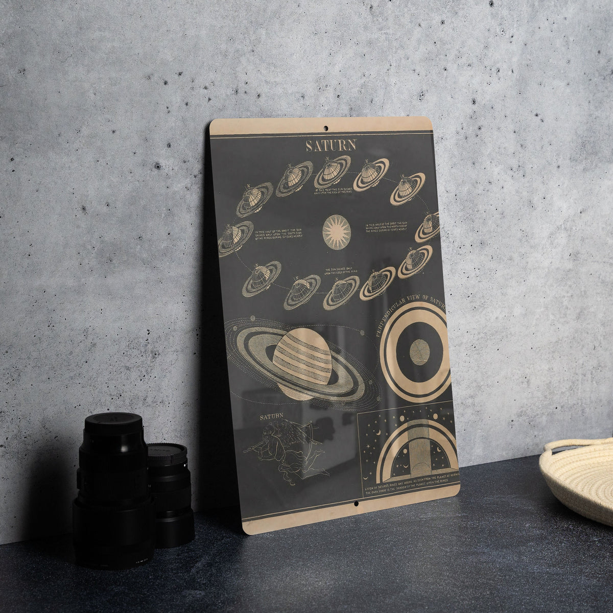 Vintage Planetary Astronomy Metal Poster - Solar System Art, Space Exploration Decor — photo 4