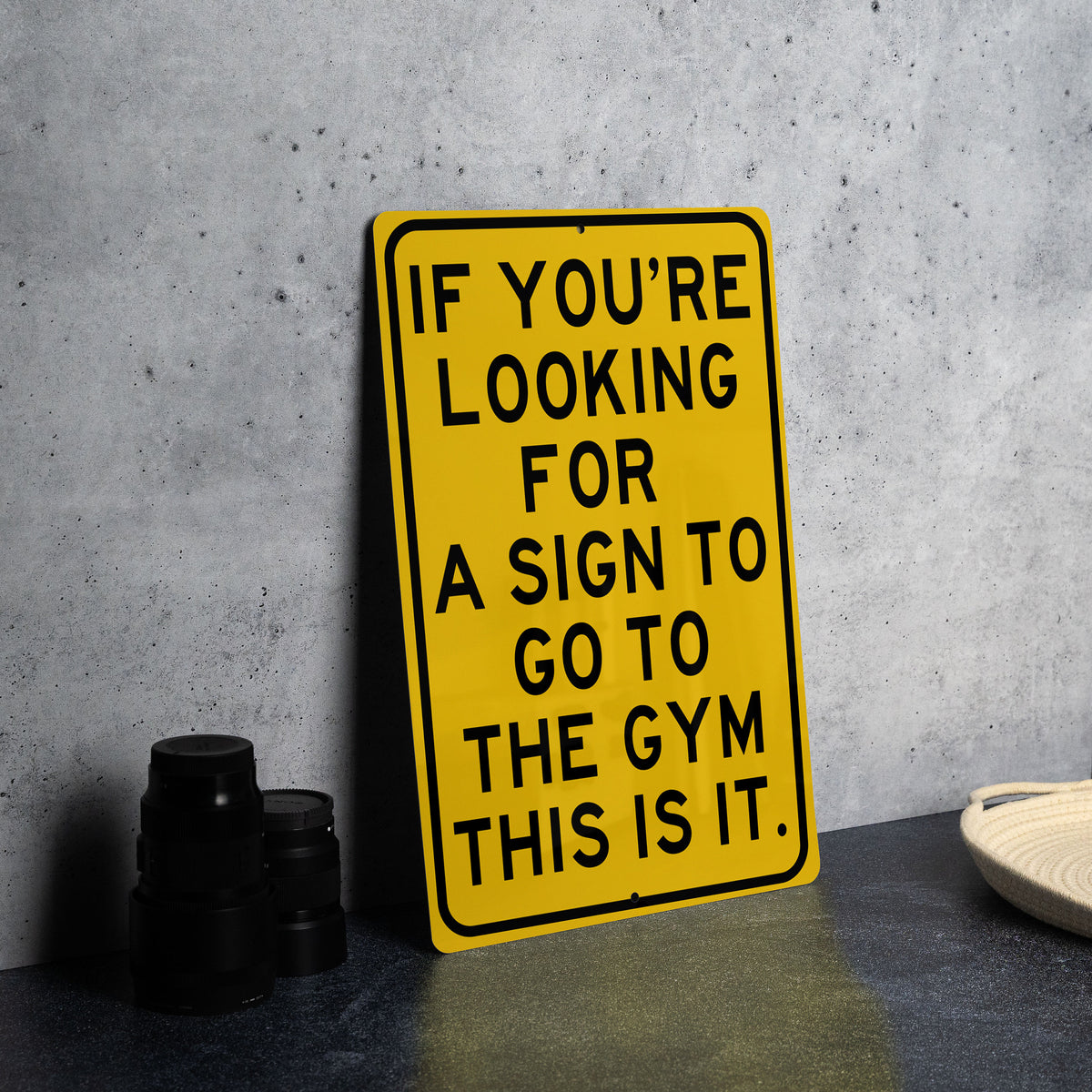 Motivational Gym Metal Sign, Workout Inspiration, Fitness Wall Decor, Home Gym Accessory, Exercise Room Art — photo 5