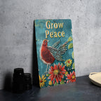 Metal Sign, Vintage Garden Decor, Peace Garden Sign, Rustic Outdoor Plaque, Home Garden Accessory — photo 5