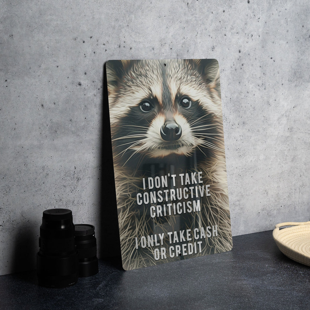 Cash or Credit Criticism Metal Poster - Humorous Quote, Financial Humor, Sarcastic Art, Modern Decor, Witty Statement — photo 4