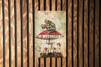 If Mushrooms Can Grow From Shit So Can You - Metal Poster - Growth Quote, Motivational Art, Resilience, Inspiration Decor, Natural Wisdom — photo 3