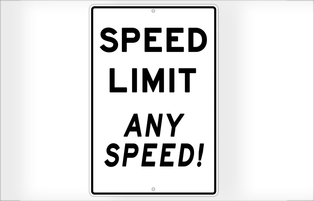 Speed Limit 2 MPH Sign - Custom Aluminum Sign for Controlled Zones — photo 2