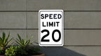 Speed Limit 20 MPH Sign - Durable Traffic Safety Aluminum Signage — photo 6