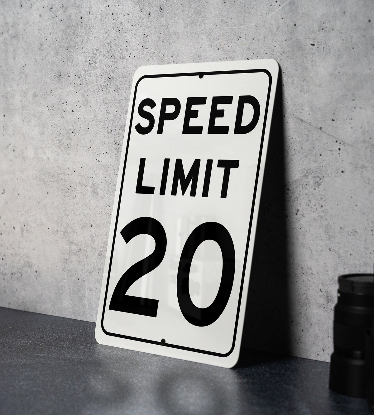 Speed Limit 20 MPH Sign - Durable Traffic Safety Aluminum Signage — photo 7