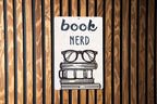 Book Nerd Metal Sign, Perfect Gift, Wall Decor, Book Lover, Home Library Decoration — photo 2