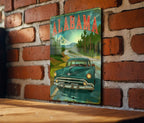 Retro Cartoon Alabama Visit Metal Sign | Vintage Decor, Classic Animation, Travel Souvenir, Collectible Art, Home Decoration — photo 3