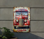 Vintage Coach Sign, Metal Wall Decor, Funny Coach Gift, Retro Style Sign, Unique Coach Present — photo 4