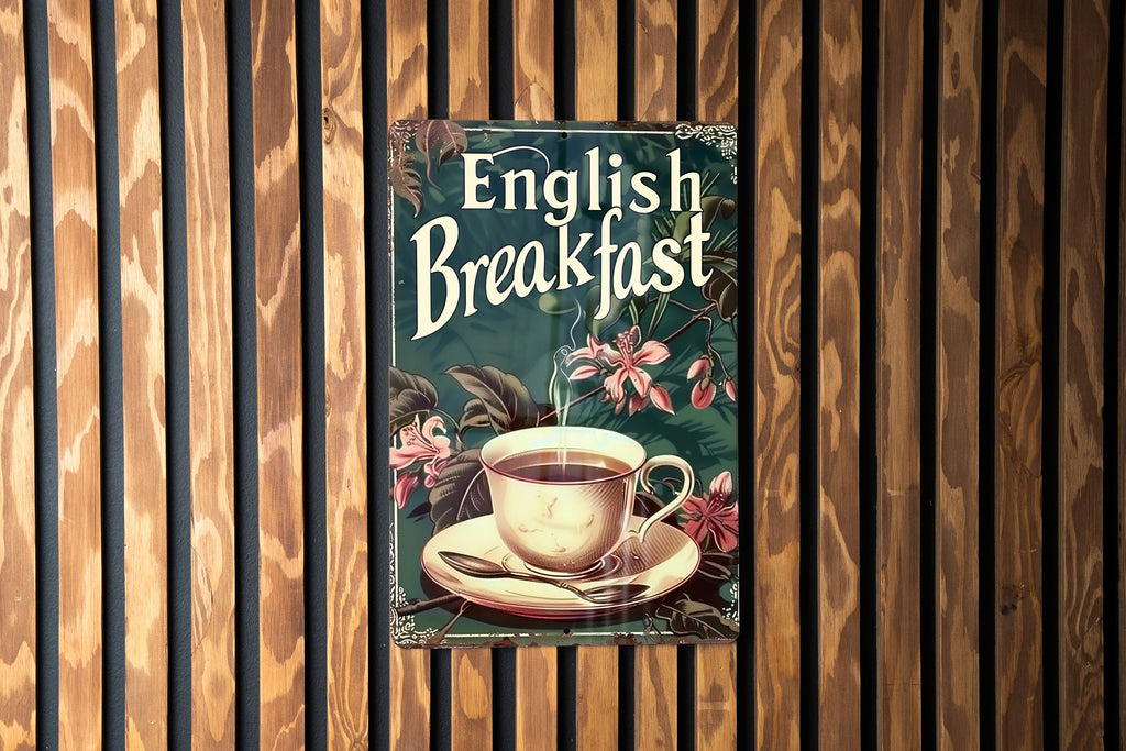 Vintage English Breakfast Tea Metal Sign - Kitchen Decor, Breakfast Tea Sign, Vintage Style Sign, Kitchen Wall Art, Tea Lover Gift — photo 4