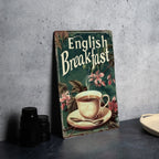 Vintage English Breakfast Tea Metal Sign - Kitchen Decor, Breakfast Tea Sign, Vintage Style Sign, Kitchen Wall Art, Tea Lover Gift — photo 5