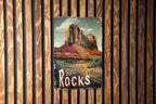 Capitol Reef Metal Sign, Utah Park Decor, Red Rocks Scenery, Vintage Gift Idea, Outdoor Wall Art — photo 1