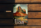 Capitol Reef Metal Sign, Utah Park Decor, Red Rocks Scenery, Vintage Gift Idea, Outdoor Wall Art — photo 5