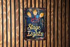 Vintage Metal Sign, Broadway Star, Stage Lights, Theater Acting, Home Decor — photo 3