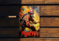 Vintage Firefighter Sign, Metal Wall Decor, Firefighter Gift, Fire Station Art, Firefighter Home Decor — photo 1