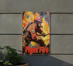 Vintage Firefighter Sign, Metal Wall Decor, Firefighter Gift, Fire Station Art, Firefighter Home Decor — photo 5