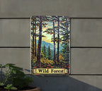 Adirondack Wild Forest Sign, New York State Decor, Vintage Aluminum Sign, Natural Beauty Artwork, Metal Wall Art — photo 5