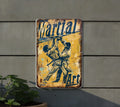 Brazilian Jiu-Jitsu Sign, Martial Art Decor, Combat Skills Display, Vintage Metal Sign, BJJ Wall Art — photo 1