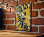 Brazilian Jiu-Jitsu Sign, Martial Art Decor, Combat Skills Display, Vintage Metal Sign, BJJ Wall Art — photo 2