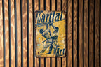 Brazilian Jiu-Jitsu Sign, Martial Art Decor, Combat Skills Display, Vintage Metal Sign, BJJ Wall Art — photo 4
