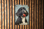 Portuguese Water Dog Sign, Vintage Metal Decor, Retro Wall Art, Dog Lover Gift, Home Decoration — photo 3