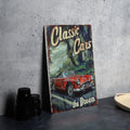 Classic Cars Metal Sign, Vintage Road Signs, Drive the Dream Decor, Funny Wall Art, Retro Garage Decor — photo 1