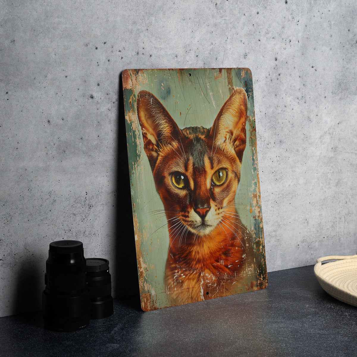 Abyssinian Cat Metal Sign, Vintage Style, Wall Decor, Cat Lover Gift, Home Decoration — photo 5