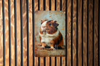 Texel Guinea Pig Metal Sign, Vintage Style Decor, Guinea Pig Gift, Wall Art, Pet Lover Sign — photo 3