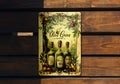 Olive Trees, Olive Oil Bottles, Fresh Pure Vintage, Funny Metal Sign, Olive Grove Decor — photo 1