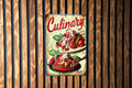 Tuscan Cooking Art Metal Sign, Culinary Art Decor, Italian Flavors, Vintage Kitchen, Gift Idea — photo 1