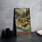 Vintage Tin Sign for Rafting Enthusiasts, Metal Sign, Ride Rapids, Rafting Decor, Wall Art — photo 5