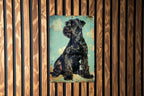 Black Russian Terrier Metal Sign - Vintage Style, Dog Lover Gift, Wall Decor Idea, Home Decoration, Unique Artwork — photo 2