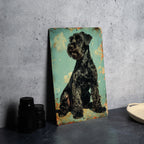 Black Russian Terrier Metal Sign - Vintage Style, Dog Lover Gift, Wall Decor Idea, Home Decoration, Unique Artwork — photo 3