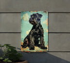 Black Russian Terrier Metal Sign - Vintage Style, Dog Lover Gift, Wall Decor Idea, Home Decoration, Unique Artwork — photo 4